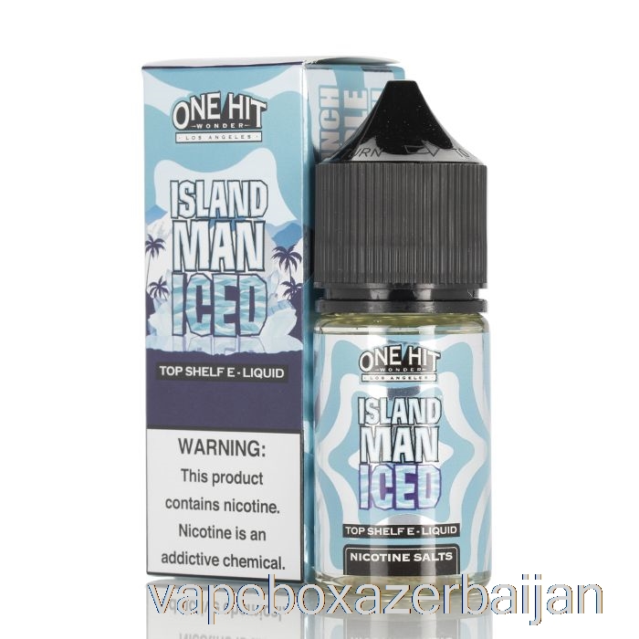 Vape Box Azerbaijan Island Man ICED - One Hit Wonder SALTS - 30mL 25mg